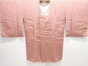 格子に幾何学模様道行コート(ショール付き)